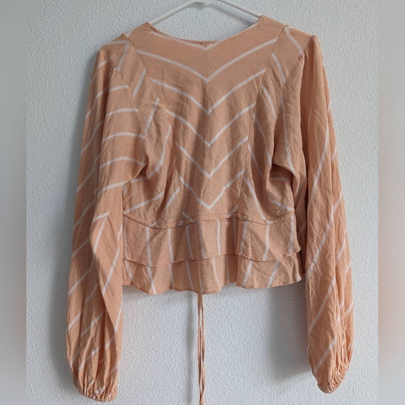 Free People Samifran flowy long sleeved blouse - Picture 3 of 4